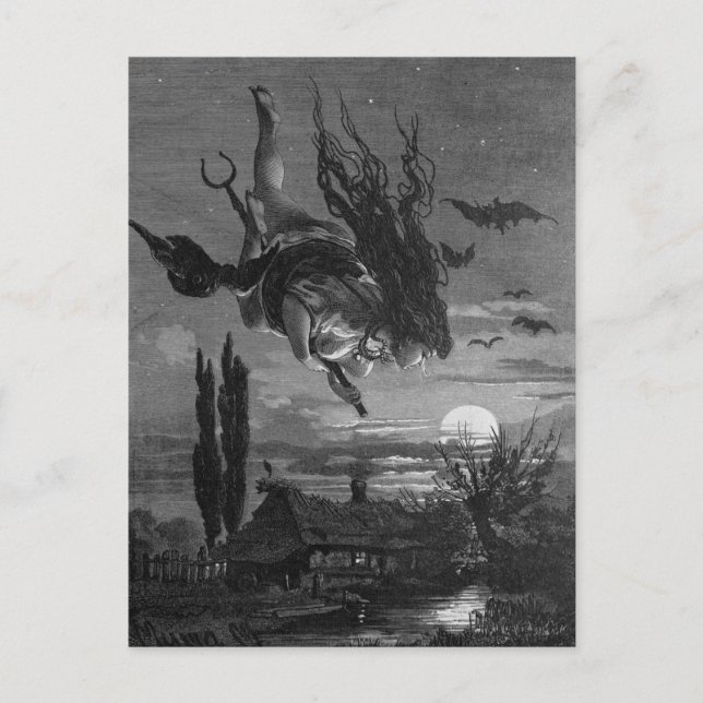 Ryskt Witch: Picturesque Russia Vykort (Framsida)