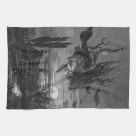 Ryskt Witch: Picturesque Russian Kitchen Towel Kökshandduk