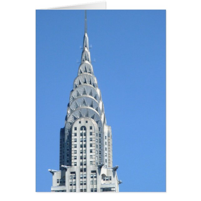 ryslare deco blue hälsningskort (Framsidan)