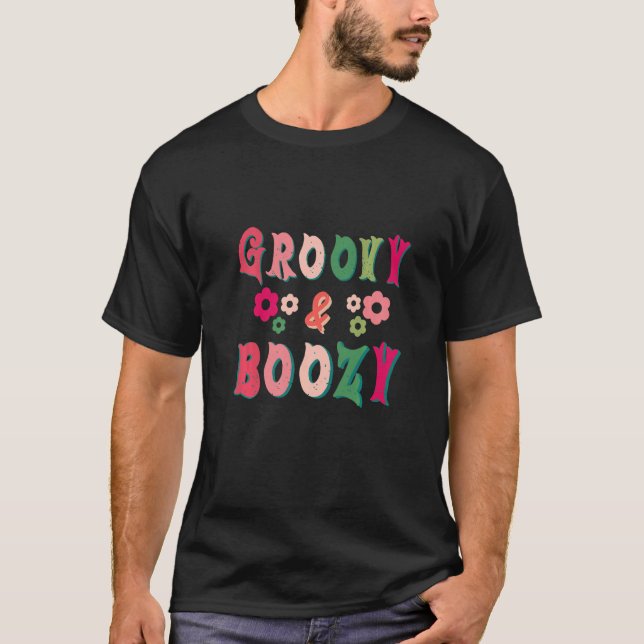 Ryslig & Berusad Brudgäng Senterparty   T Shirt (Framsida)