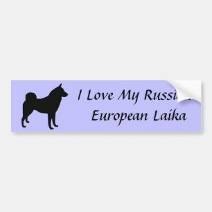 Ryss-Europé Laika bildekal