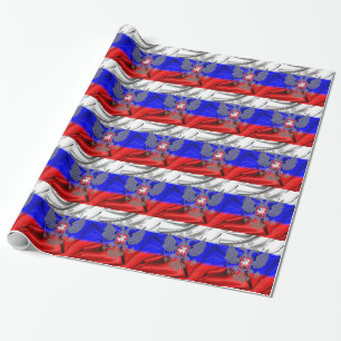 ryss-flagga presentpapper