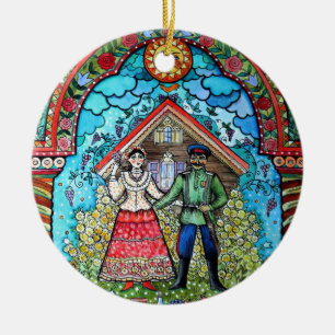 Ryss Julgransprydnad Keramik