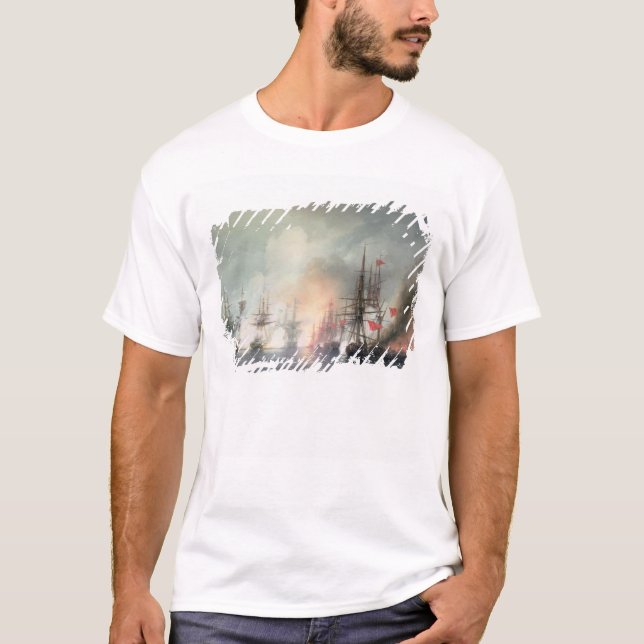 Ryss-Turk havsstrid av Sinop T-shirt (Framsida)