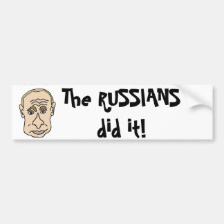 Ryssarna gjorde det den Putin tecknaden Bildekal