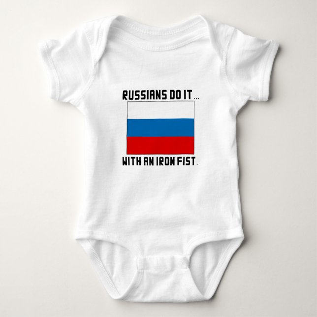 Ryssarna gör det... Med Järn T-shirt (Framsida)