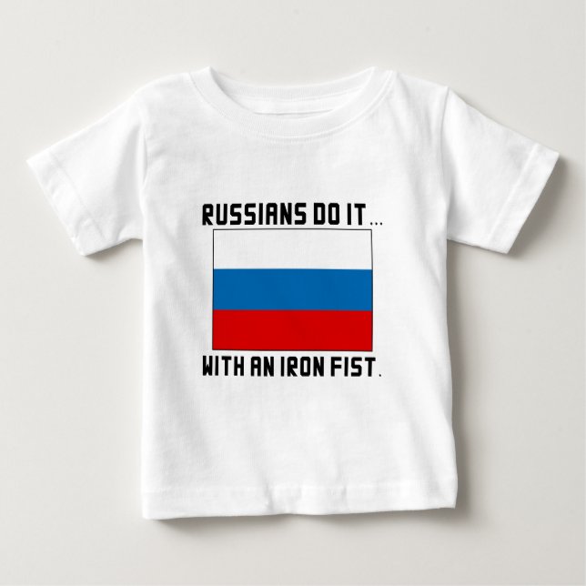 Ryssarna Gör Det... Med Järnhand Tee (Framsida)