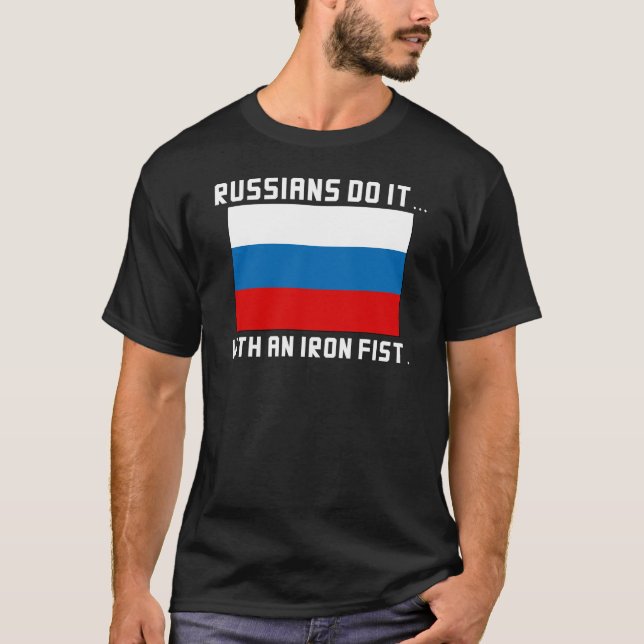Ryssarna gör det... Med järnhand Tee (Framsida)