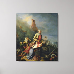 Ryssarna i 1812, 1855 canvastryck