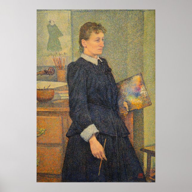 Rysselberghe - Anna Boch 1889 Poster (Framsidan)
