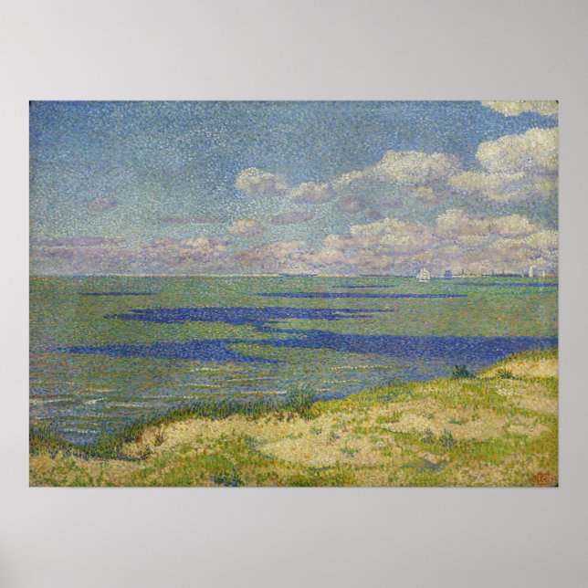 Rysselberghe - Dunes of Cadzand 1893 Poster (Framsidan)