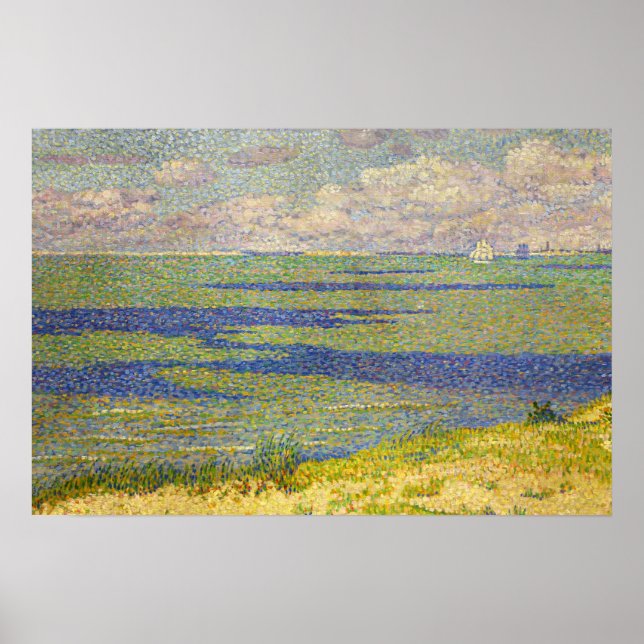 Rysselberghe - Dynerna i Cadzand 1893 Poster (Framsidan)