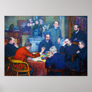 Rysselberghe - Emile Verhaerens föreläsning Poster