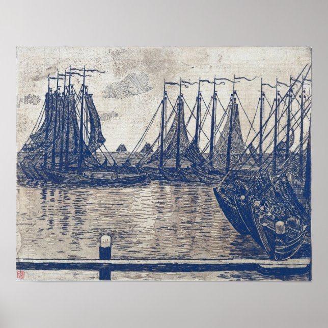 Rysselberghe - Fiskeflottan Poster (Framsidan)