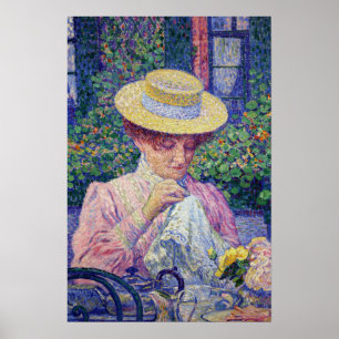 Rysselberghe - i trädgården 1903 poster