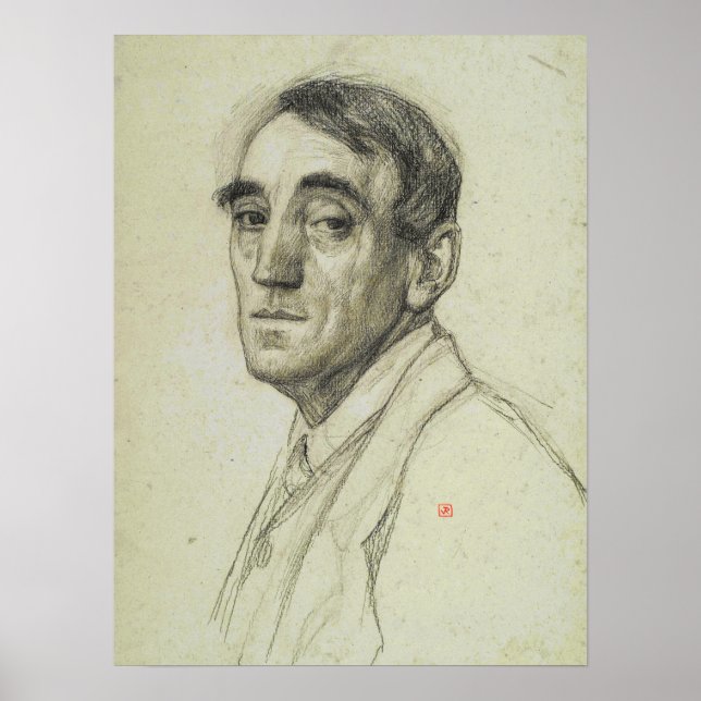 Rysselberghe - Självporträtt Poster (Framsidan)