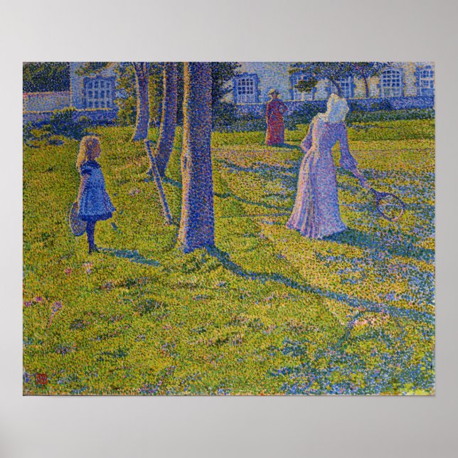 Rysselberghe - Tennis Poster (Framsidan)