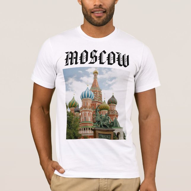 Ryssland-c MOSCOW Tee (Framsida)