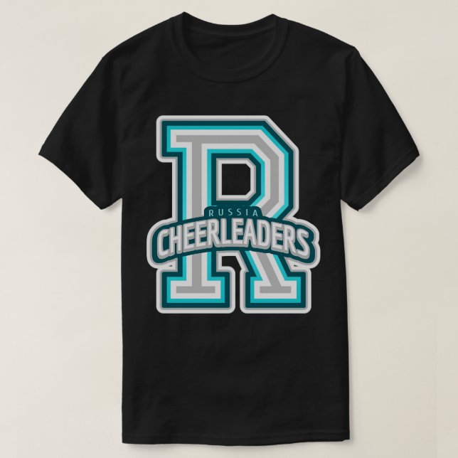 Ryssland Cheerledare T Shirt (Design framsida)