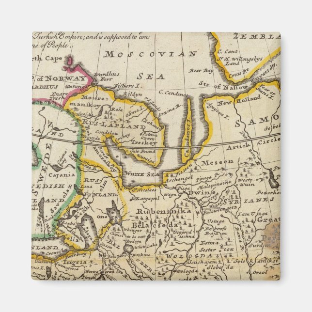Ryssland eller Moscovy Magnet (Framsidan)
