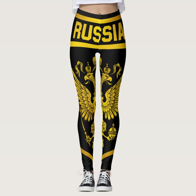 Ryssland Emblem Leggings (Framsida)