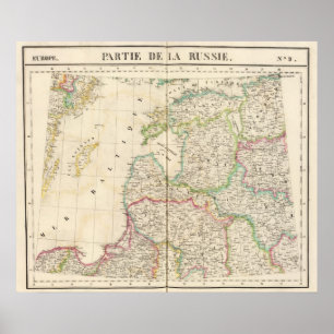 Ryssland Europa 9 Poster