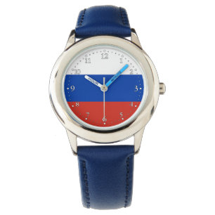 Ryssland Flagga Armbandsur