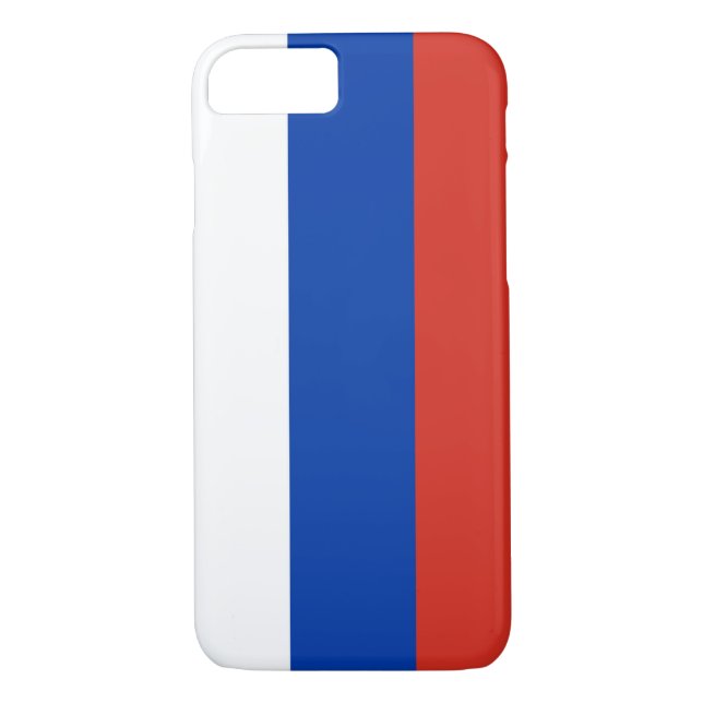 Ryssland Flagga Case-Mate iPhone Skal (Baksida)
