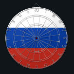 Ryssland Flagga Darttavla<br><div class="desc">Rysslands Flagga Dart Board</div>