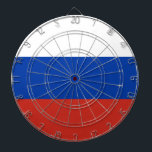 Ryssland Flagga Darttavla<br><div class="desc">Rysslands Flagga Dart Board</div>