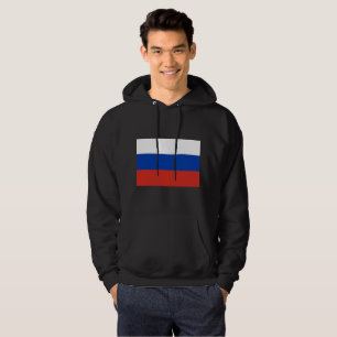 Ryssland flagga hoodie