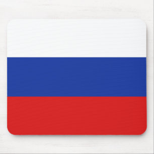 Ryssland Flagga Mousepad Musmatta