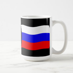 Ryssland Flagga Mugg