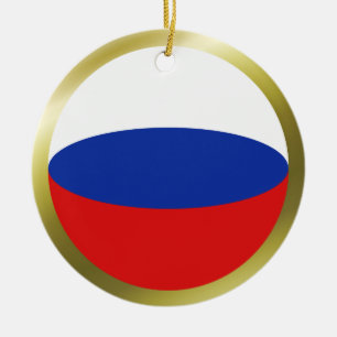 Ryssland Flagga Ornament