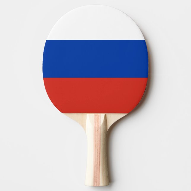 Ryssland Flagga Pingisracket (Framsidan)