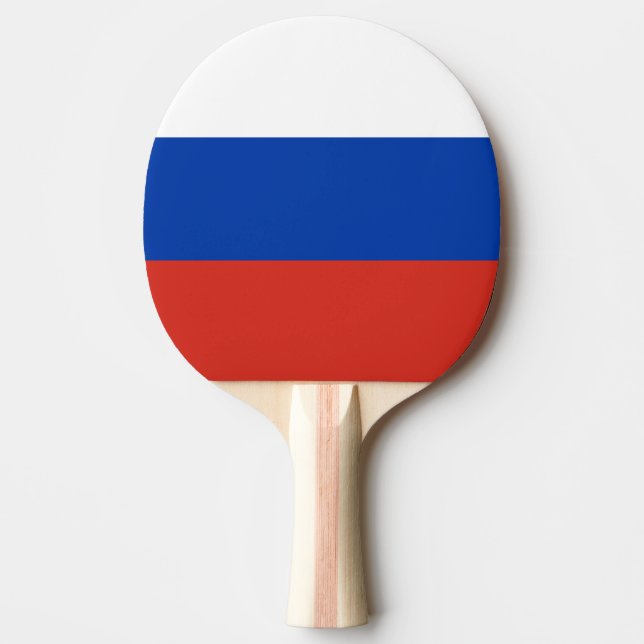 Ryssland Flagga Pingisracket (Framsidan)