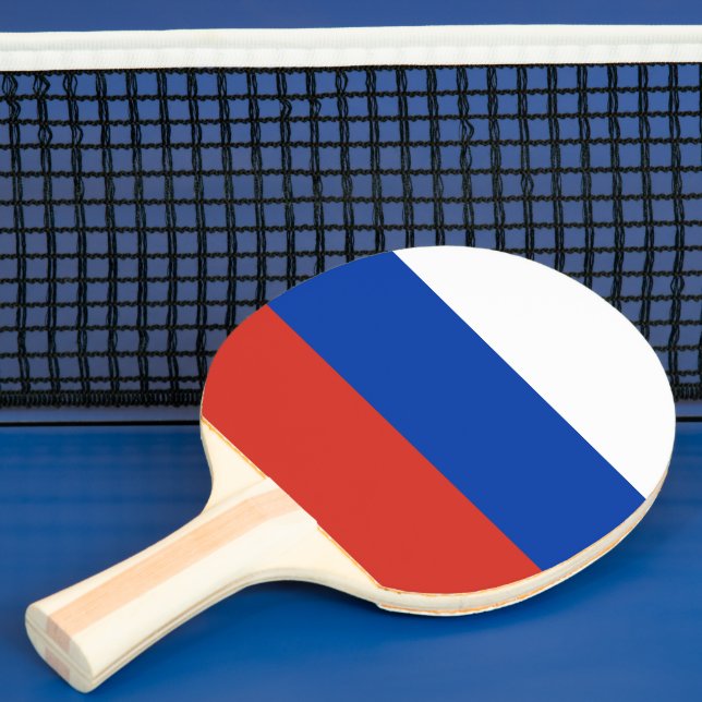 Ryssland flagga pingisracket (Insitu)