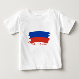 Ryssland flagga t shirt