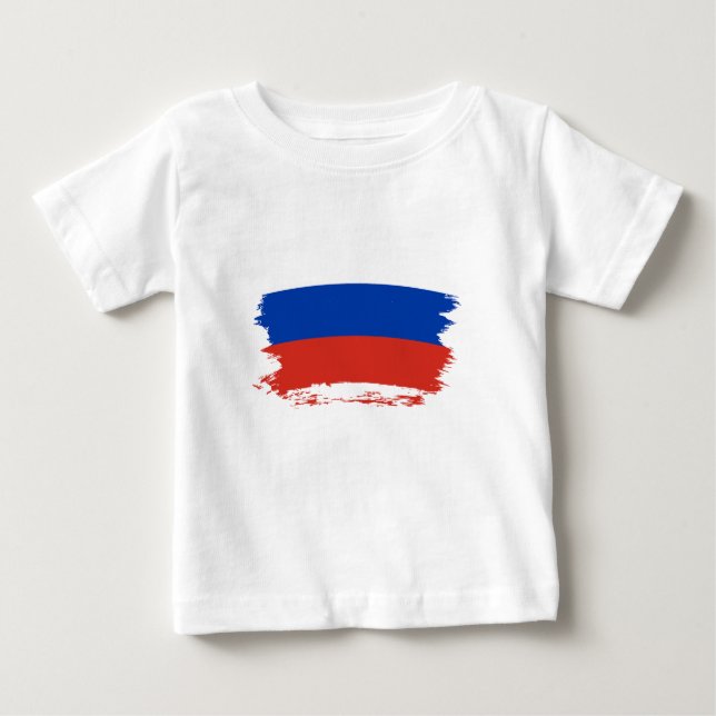 Ryssland flagga t shirt (Framsida)