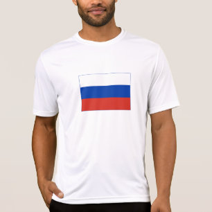 Ryssland Flagga T Shirt