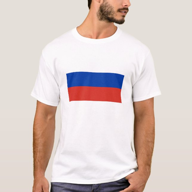 Ryssland Flagga T Shirt (Framsida)