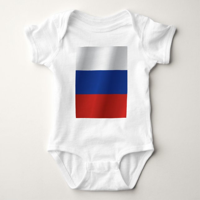 Ryssland flagga t shirt (Framsida)