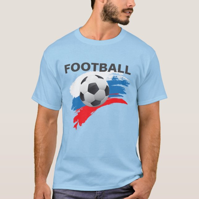 Ryssland Football Manar T-Shirt (Framsida)