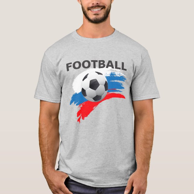 Ryssland Football Manar T-Shirt (Framsida)