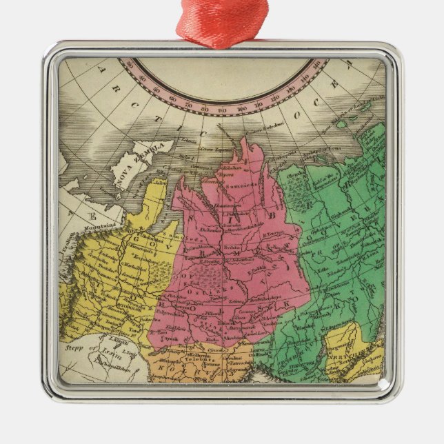 Ryssland i Asien 2 Julgransprydnad Metall (Framsidan)
