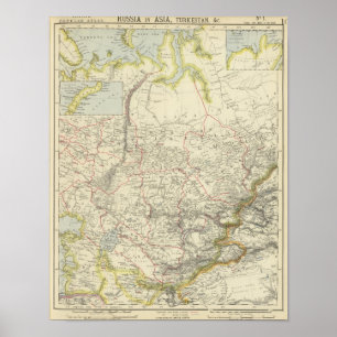 Ryssland i Asien Poster