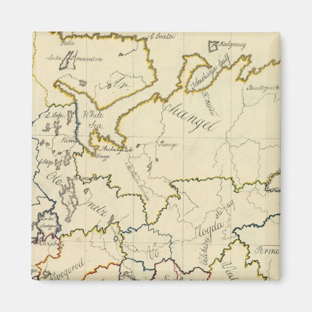 Ryssland i Europa 3 Magnet (Framsidan)