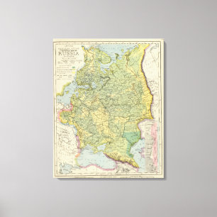 Ryssland i Europa 4 Canvastryck