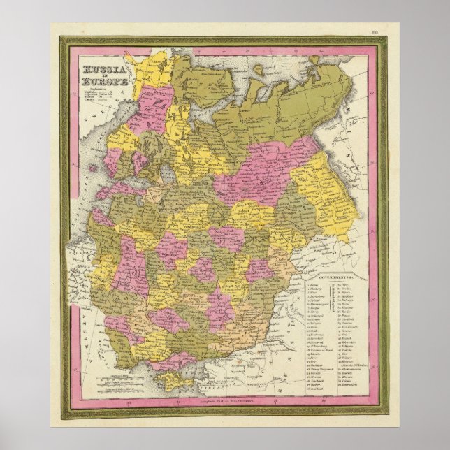 Ryssland i Europa Poster (Framsidan)