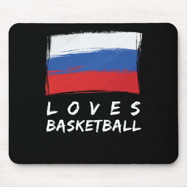 Ryssland Kärlek Basketball Musmatta (Framsidan)